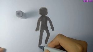 How To Draw SHADOW In DOORS ROBLOX