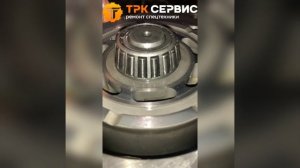 Ремонт гидравлического насоса вискомуфты KOMATSU D65PX-15 часть 2