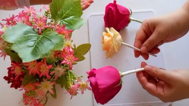 Все ахнули! Как оформить торт живыми цветами?. Тірі гүлмен безендіру. Мастер класс. ТЭП лента.