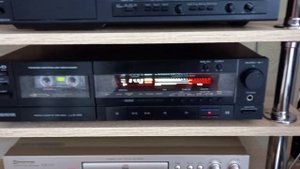 Показ работы во всех режимах кассетной дэки HITACHI LO-D X8II