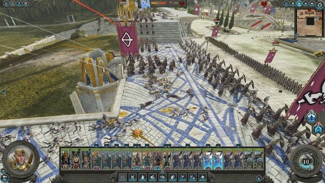 Эльтарион (Иврессе) прохождение за Высших Эльфов в Total War Warhammer 2 Империи смертных - №7