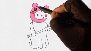 How to Draw Roblox Piggy