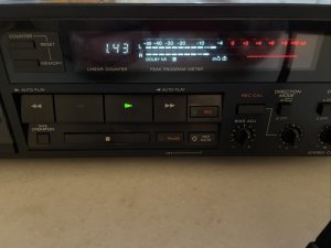 Винтажная СТЕРЕОКАССЕТНАЯ ДЕКА SONY TC-R503-ЯПОНИЯ-1987-год