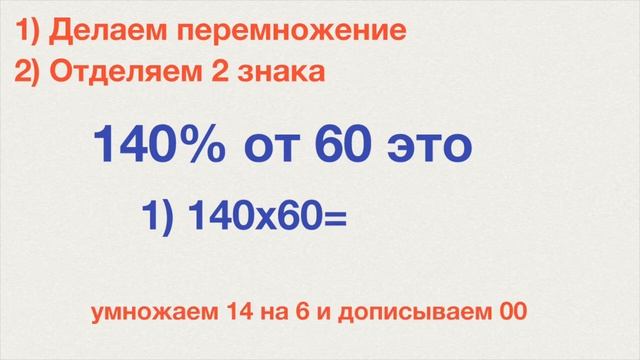 ЛАЙФХАК | БЫСТРО СЧИТАЕМ ПРОЦЕНТЫ | ОДИН ИЗ ПРОСТЫХ СПОСОБОВ