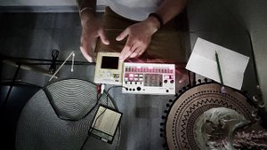 Korg Volca Sample 2 & Korg Kaossilatot. First step.Первый полёт