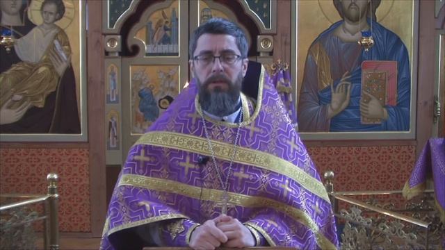 Проповедь о. Алексия Шевцова перед причастием в Неделю 4-ю Великого Поста, прп. Иоанна Лествичника смотреть онлайн