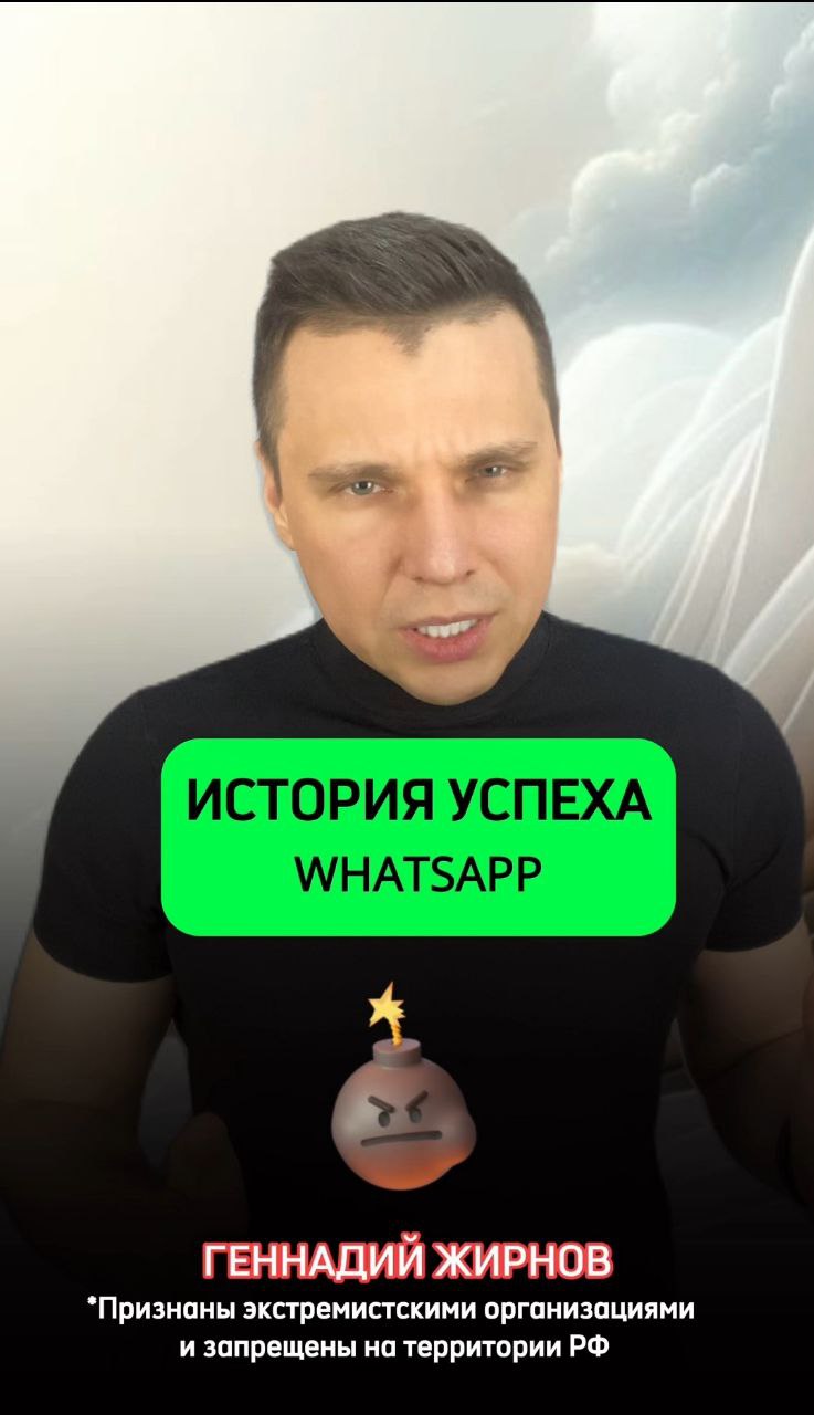 ?История успеха WhatsApp *Признаны экстремистскими организациями и запрещены на территории РФ