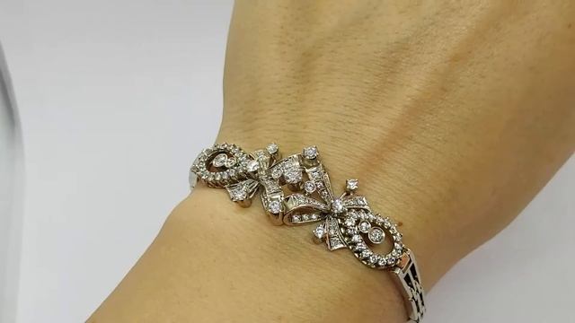 золотой браслет с бриллиантами смотреть онлайн