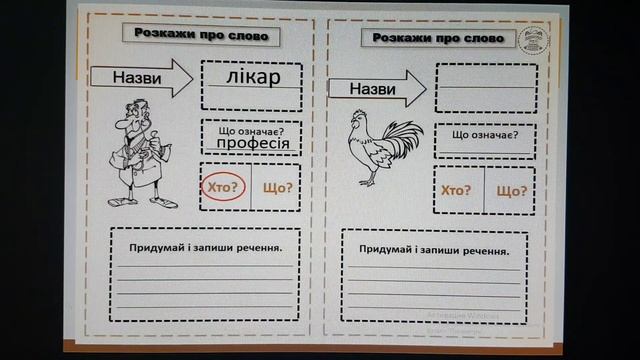 Українська мова і літературне читання 2 клас Слова - назви предметів Іменник