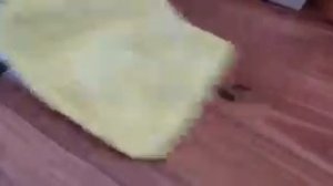 Очистка линолеума от скотча губкой Инволвер