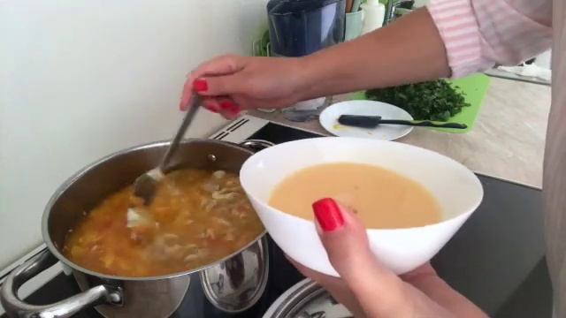 ВЛОГ. Рецепт. Зеленый борщ. Вкусный щавелевый суп.