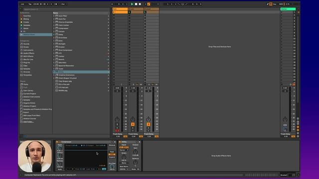 Как услышать компрессию и сатурацию в Ableton Live. смотреть онлайн