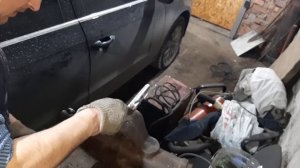 Замена втулок стабилизатора Пассат Б7