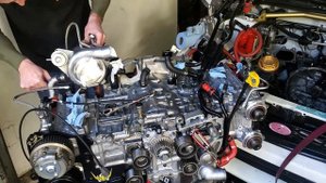 STI EJ207 Fully Forged Engine Build Time Lapse (22B Subaru GC8)