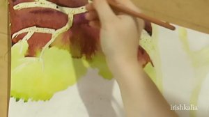 Маскирующая жидкость для акварели, irishkalia