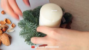 Новогодний подсвечник своими руками / Новогодний декор своими рукам