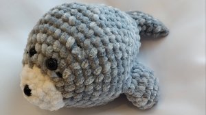 МК по вязанию крючком тюленя🦭