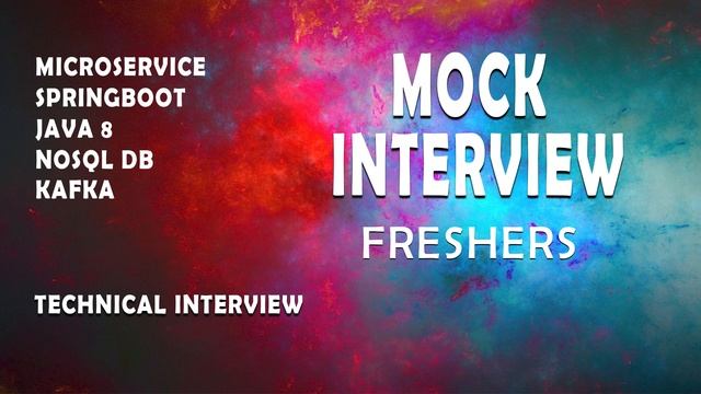 Mock Interview | Java spring boot microservice | Freshers
