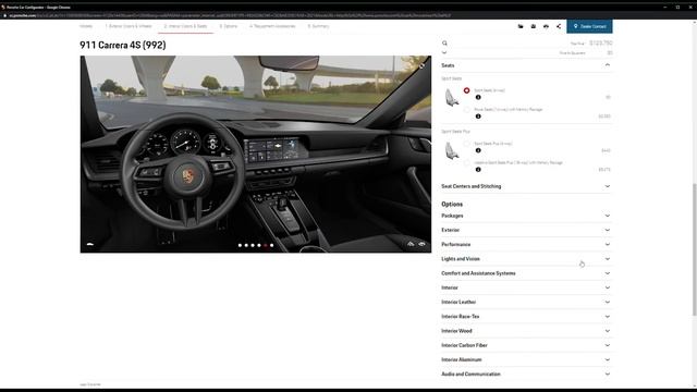 How to use the Porsche Configurator