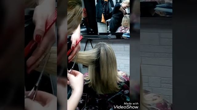 Обучение Женская стрижка "каскад" на модели. в учебном центре Asta-la-vista.