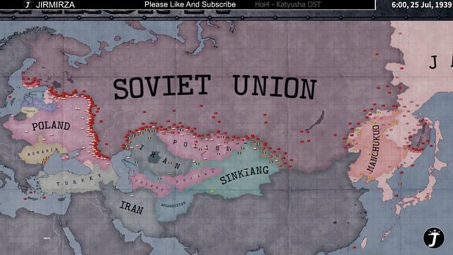 Soviet Union Vs Neighbours (1936) - Hoi4 Timelapse смотреть онлайн