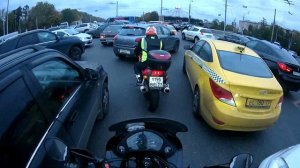 Покатушки Трансальп 650 и VTR 1000F. На воробьевых пусто.