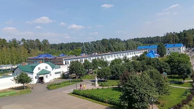 Вид смотровой башни Раифского монастыря. смотреть онлайн