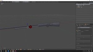 Уроки по Blender 3D,моделирование ружья,моделирование в Blender,развертка в Blender