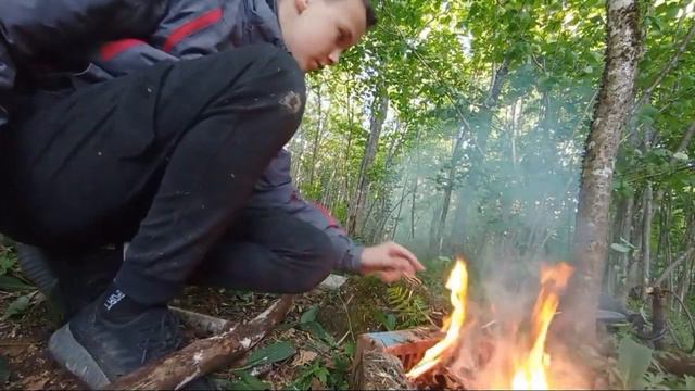 Строим домик в лесу (часть 1) #строительство #домвлесу #постройки #строимдомвлесу #survival