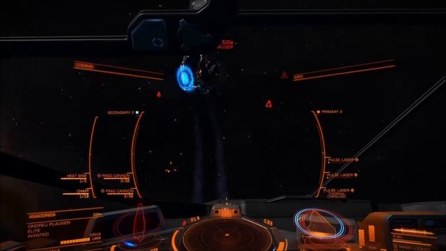 Elite Dangerous 1.1 Python versus Anaconda (frag cannon test) смотреть онлайн