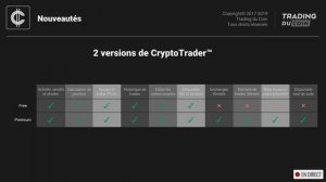 L'APPLICATION CRYPTOTRADER™ EST DISPONIBLE !