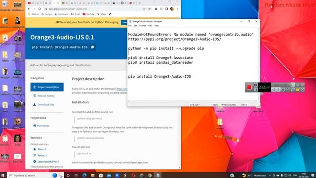 ModuleNotFoundError :No module named 'orangecontrib.audio' Orange3-Audio-IJS install build source смотреть онлайн