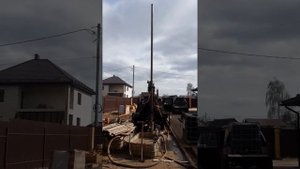 обсадка скважины, 82 м обсадной трубы