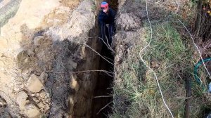 Водопроводная труба ПНД прокладка под землю ...