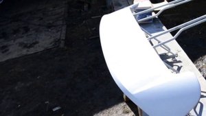 Покраска своими руками. Спойлер шевроле круз.