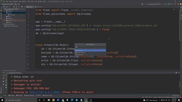 Web Application in Python using Flask framework Part4 смотреть онлайн