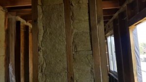 Мини дом. Утепление стен в каркасном доме