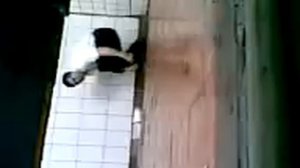 Подсматривает в туалете 2