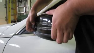Mercedes Benz Mirror Cover Removal