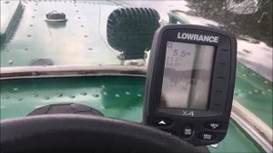 Лодка ПРОГРЕСС 2 с мотором Mercury F30 ELPT EFI промер скорости...