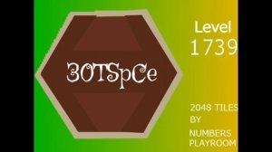 【2048 ALL tiles】the 2^1 to 2^3000(1Te) in a hexic 2048 tile