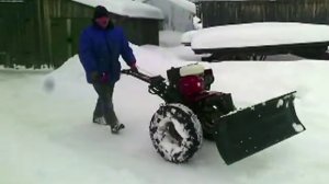 Мой Мотоблок и лопата отвал