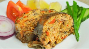 ФАРШИРОВАННАЯ РЫБА С ОВОЩАМИ. Вкусно, празднично и аппетитно!