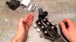 Распаковка и обзор тюнера Ibanez PU3 (unboxing IBANEZ PU3 CLIP TUNER)