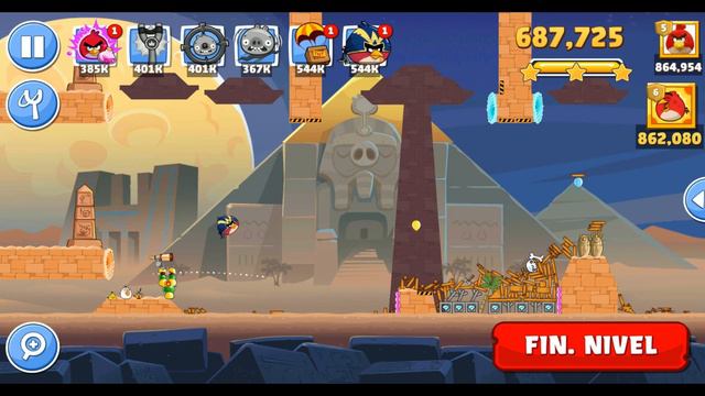 Angry Birds Friends Level 6 Tournament 1146 Highscore POWER-UP walkthrough смотреть онлайн