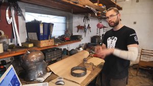 Делаю шлем викинга. Гьёрмундбю вдохновляет