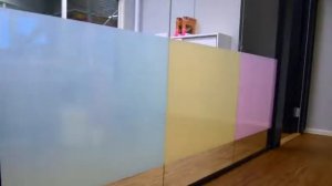 Application of ORACAL® 8810 Frosted Glass