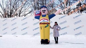 Надувная фигура с движением рук для Рекламы строительного Магазина