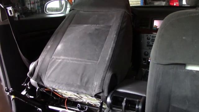 Vectra C. Не сдвигается сиденье. смотреть онлайн