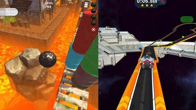 Going Balls, Sky Rolling Ball 3D, Rollance, Action, GyroSphere, Escape, Master Mobile Games